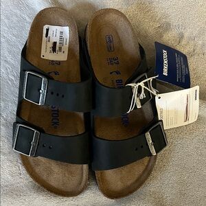 Birkenstock Arizona Black Double Strap Sandals